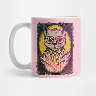 Mafia Cat (in suit and glasses) Mug